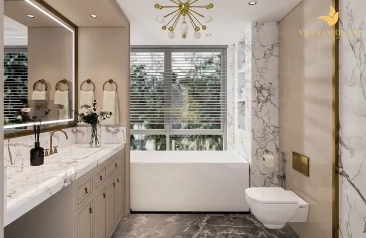 Mẫu 9: Thi Công Nội Thất Căn Hộ Chung Cư Ventosa Luxury – 2 Phòng Ngủ