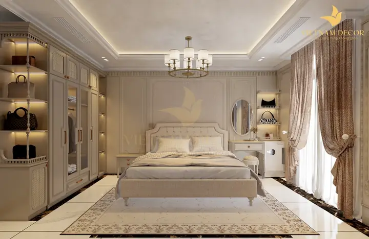 Mẫu 9: Thi Công Nội Thất Căn Hộ Chung Cư Ventosa Luxury – 2 Phòng Ngủ