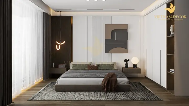 Mẫu 2: Thi Công Nội Thất Căn Hộ The Win City – 3 Phòng Ngủ