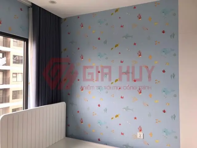 Công trình giấy dán tường được Nội thất Gia Huy thi công