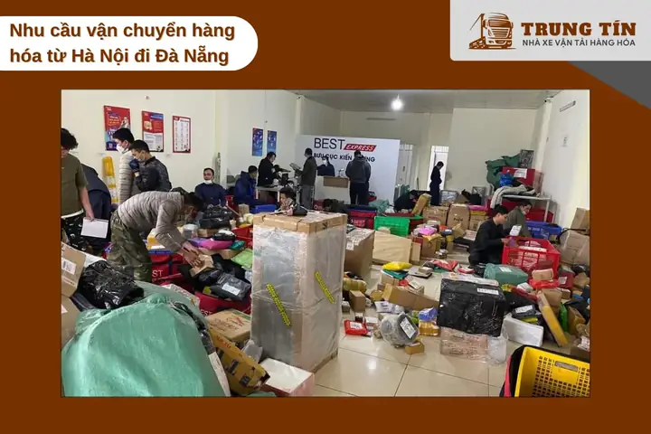 Nhu cầu vận chuyển hàng hóa từ Hà Nội đi Đà Nẵng