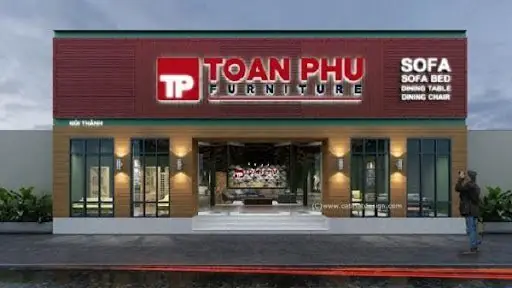 Showroom nội thất văn phòng hiện đại nhập khẩu Toàn Phú