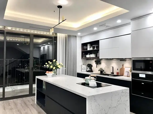 BÀN GIAO BỘ TỦ BẾP ĐẢO HIỆN ĐẠI NHÀ ANH THẮNG - VINHOME PHẠM HÙNG, HÀ NỘI BÀN GIAO BỘ TỦ BẾP ĐẢO HIỆN ĐẠI NHÀ ANH THẮNG - VINHOME PHẠM HÙNG, HÀ NỘI