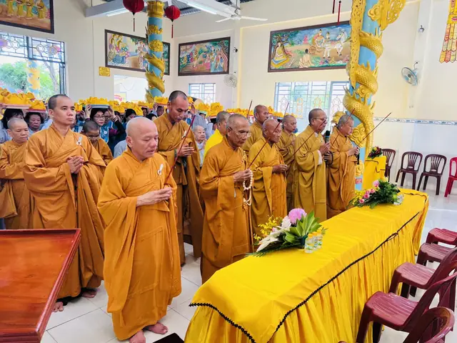 Sóc Trăng: Tịnh thất Giác Tâm tổ chức Vu lan Báo hiếu - dâng cúng Pháp y