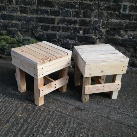 Ghế ngồi từ gỗ pallet