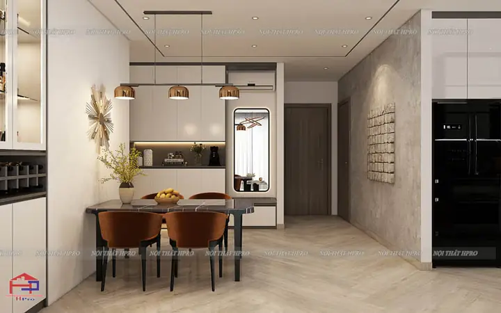 2. Nội thất phòng khách hiện đại nhà anh Nam - Hà Đông