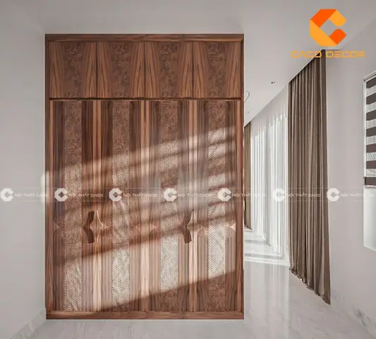 Mẫu tủ quần áo đẹp sang trọng tại CaCo