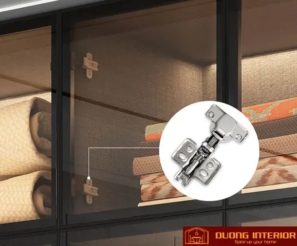 Tủ quần áo cánh kính khung nhôm đẹp DTA01