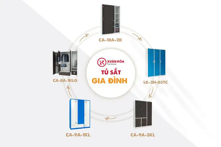 Tủ quần áo sắt sơn tĩnh điện hoàn hảo tinh tế đến từng chi tiết Tủ quần áo sắt sơn tĩnh điện hoàn hảo tinh tế đến từng chi tiết