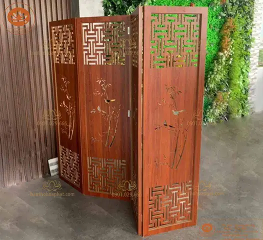 Vách Ngăn Cnc - Mẫu Vn19: Bình Phong - Vách Ngăn Cnc Giá Rẻ