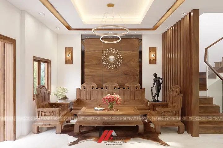 Vách ngăn gỗ MDF phủ melamine
