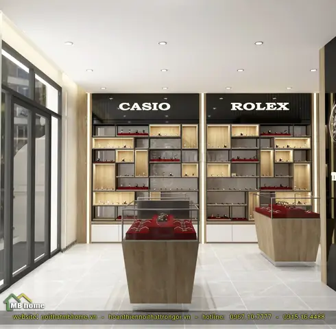 Thiết kế nội thất showroom bán hàng kết hợp văn phòng tại Vinhomes Ocean Park 2