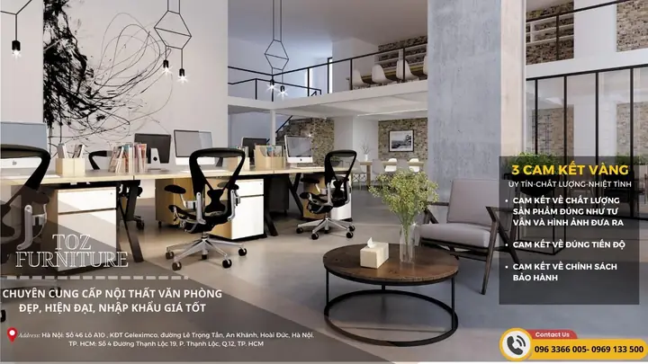 Nội Thất Văn Phòng là gì? Tầm Quan trọng Nội Thất trong không gian làm việc văn phòng