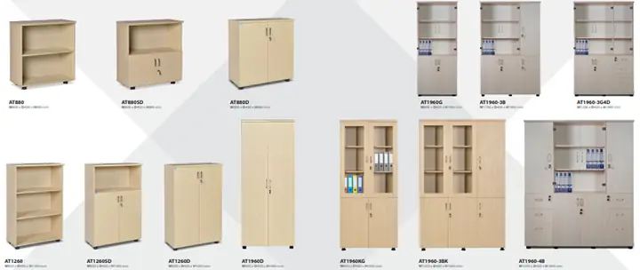 1. Tủ tài liệu Hòa Phát gỗ công nghiệp MFC