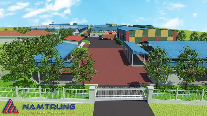 Sơ Lược Về Kết Cấu Thiết Kế Nhà Xưởng: