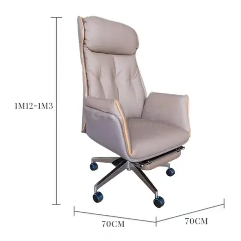 Thông tin Ghế văn phòng da có gác chân nhập khẩu GR956 Thông tin Ghế văn phòng da có gác chân nhập khẩu GR956