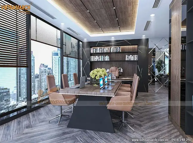 1.2. Đảm bảo đầy đủ các hạng mục thiết kế nội thất văn phòng