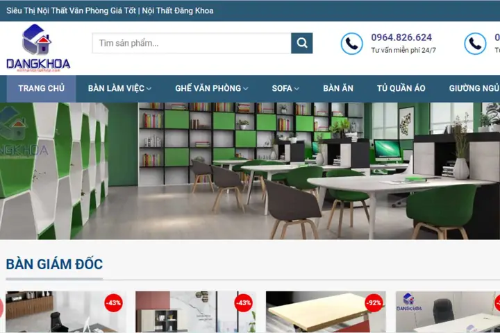 Nội thất văn phòng cao cấp MyChair – Địa điểm mua bàn giám đốc tại TP Vinh chất lượng cao
