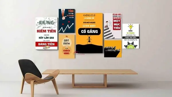 3 lợi ích bất ngờ của việc treo tranh văn phòng mà không phải ai cũng biết