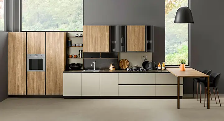Thi công nội thất gỗ công nghiệp MDF Veneer
