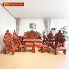 Bộ Bàn Ghế Salon Gỗ Hương Việt Nghê Đỉnh Tay 12 12 Món Bộ Bàn Ghế Salon Gỗ Hương Việt Nghê Đỉnh Tay 12 12 Món