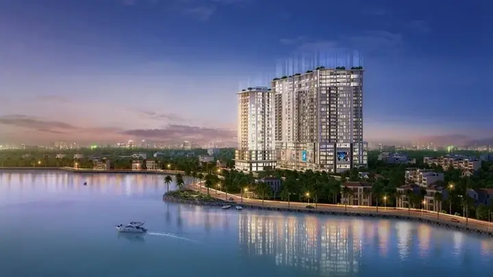 Khong gian noi that ca tinh cua can ho ben ho Tay hinh anh