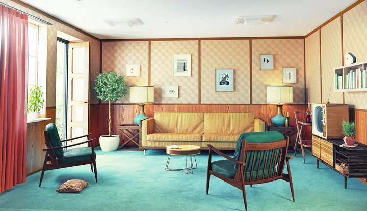 Định Nghĩ Phong Cách Nội Thất Retro