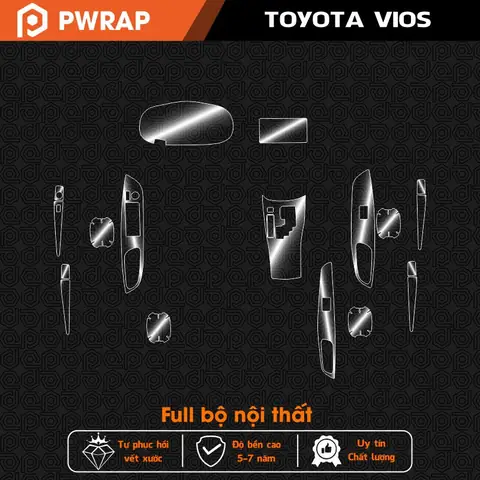 Chi Tiết Dán Ppf Nội Thất Toyota Vios Bản Bản G