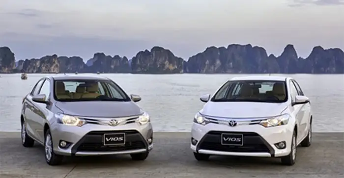 So sánh về ngoại thất xe Vios bản E và G So sánh về ngoại thất xe Vios bản E và G