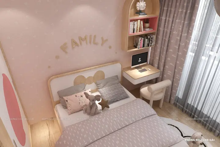 Phương án thiết kế 3D nội thất chung cư VP4 Linh Đàm nhà anh Hải: Phương án thiết kế 3D nội thất chung cư VP4 Linh Đàm nhà anh Hải: