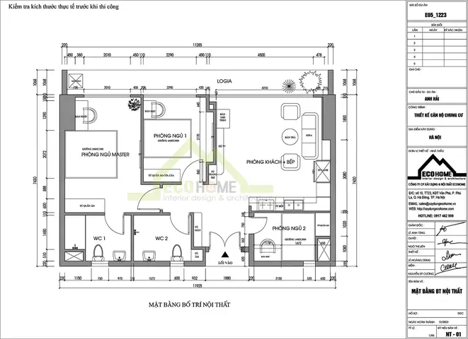 Bản vẽ bố trí mặt bằng công năng nội thất chung cư VP4 Linh Đàm nhà anh Hải: Bản vẽ bố trí mặt bằng công năng nội thất chung cư VP4 Linh Đàm nhà anh Hải: