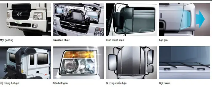 Ngoại Thất Xe Trộn Bê Tông Hyundai Hd270 Mixer