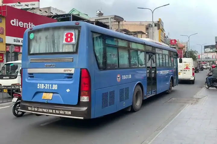 Tuyến xe bus từ Bến xe Quận 8 đi trung tâm TP. Hồ Chí Minh Tuyến xe bus từ Bến xe Quận 8 đi trung tâm TP. Hồ Chí Minh
