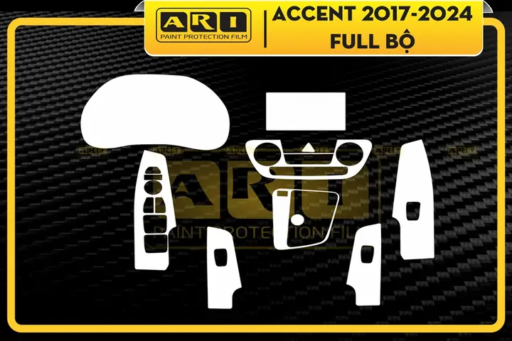 Thế nào là dịch vụ dán PPF nội thất Hyundai Accent 2017 - 2024?