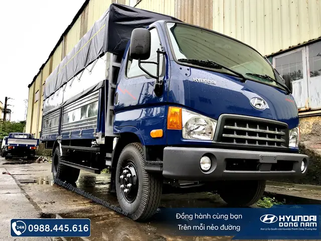TỔNG QUAN VỀ XE HYUNDAI MIGHTY 2017 THÙNG MUI BẠT
