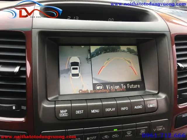 Camera 360 độ Oris lắp trên xe Lexus GX 470 hỗ trợ lái xe khi tham gia giao thông, giúp bảo vệ sự an toàn cho lái xe, người thân và cả xế yêu.