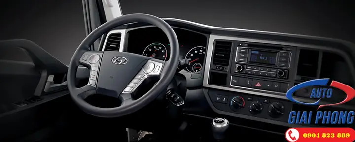 Các tính năng nội thất được trang bị trên xe tải Hyundai EX6