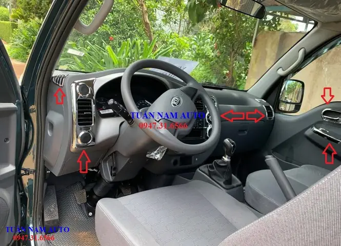 nội thất xe tải kia