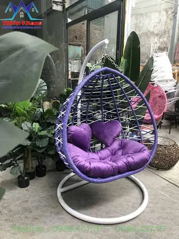 Ghế xích đu mây nhựa