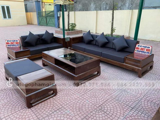 Sofa Zito Gỗ Óc Chó Cao Cấp