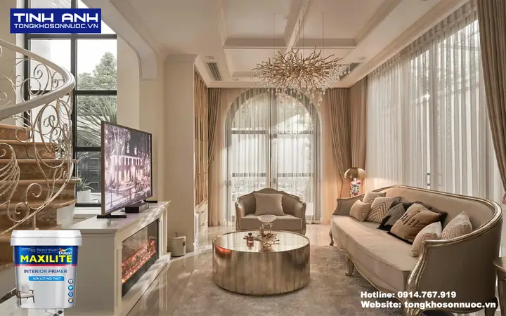 Tư Vấn Thi Công Sơn Lót Nội Thất Maxilite Me4 Thùng 15l