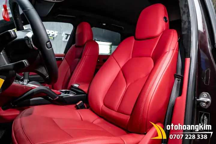 1. Các hạng mục nâng cấp đổi màu nội thất xe Porsche