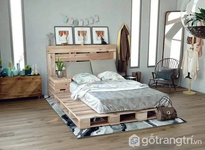 Nhược điểm của giường ngủ gỗ pallet Nhược điểm của giường ngủ gỗ pallet
