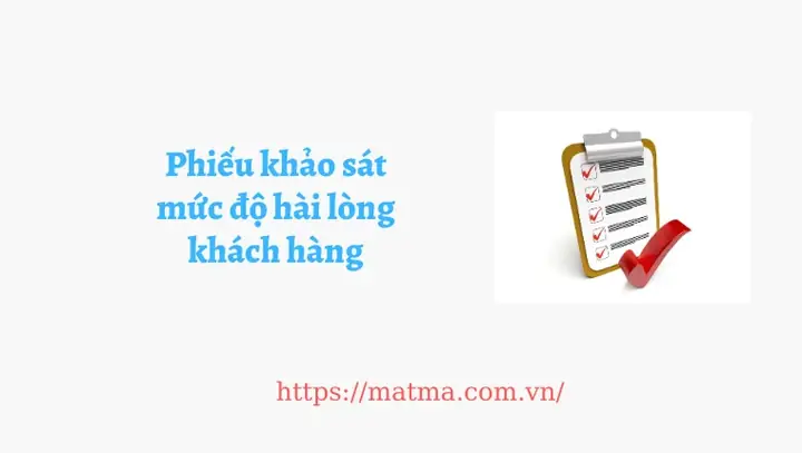 Mẫu phiếu đánh giá của khách hàng về nội thất và hướng dẫn tạo