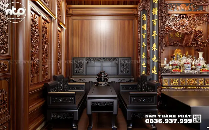 2. Nội Thất Nhà Gỗ Trên Tầng 2 Cực Đẹp