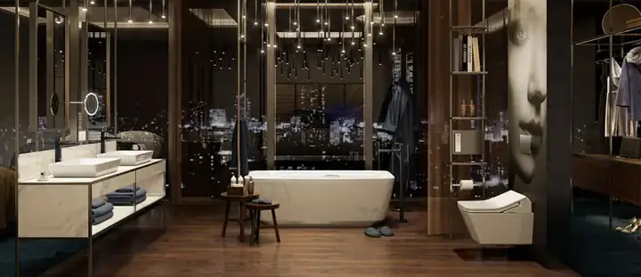 3. 16 Mẫu thiết kế nhà tắm sang trọng cho căn hộ