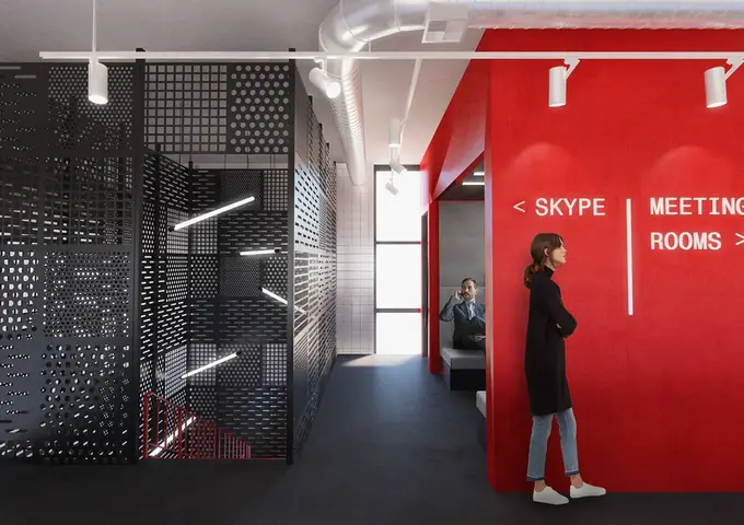 Phối Cảnh Nội Thất Văn Phòng 3d Cho Dự Án Coworking Space Central Cowork