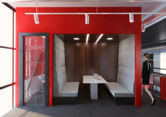 Phối Cảnh Nội Thất Văn Phòng 3d Cho Dự Án Coworking Space Central Cowork