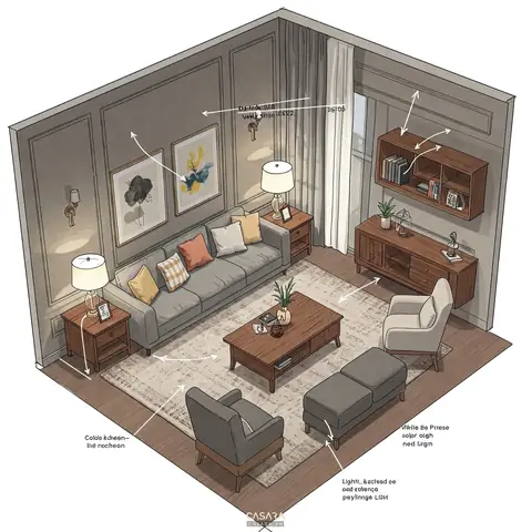 1. Vai Trò Của Sofa Trong Phối Cảnh 3d – Tâm Điểm Điều Hướng Không Gian