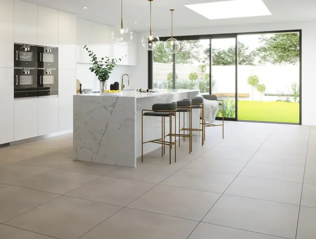 gạch lát nền màu trắng
